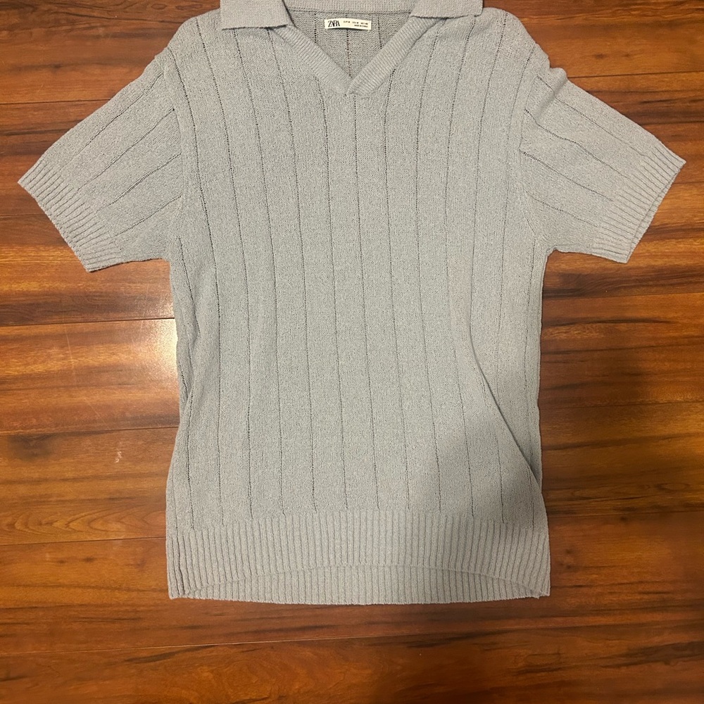 Zara Short Sleeve Textured Polo